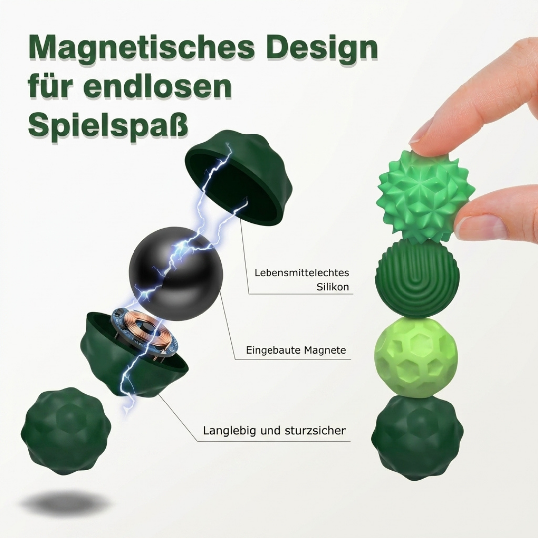 Knuvi – Magnetische Anti-Stress Fidget Bälle