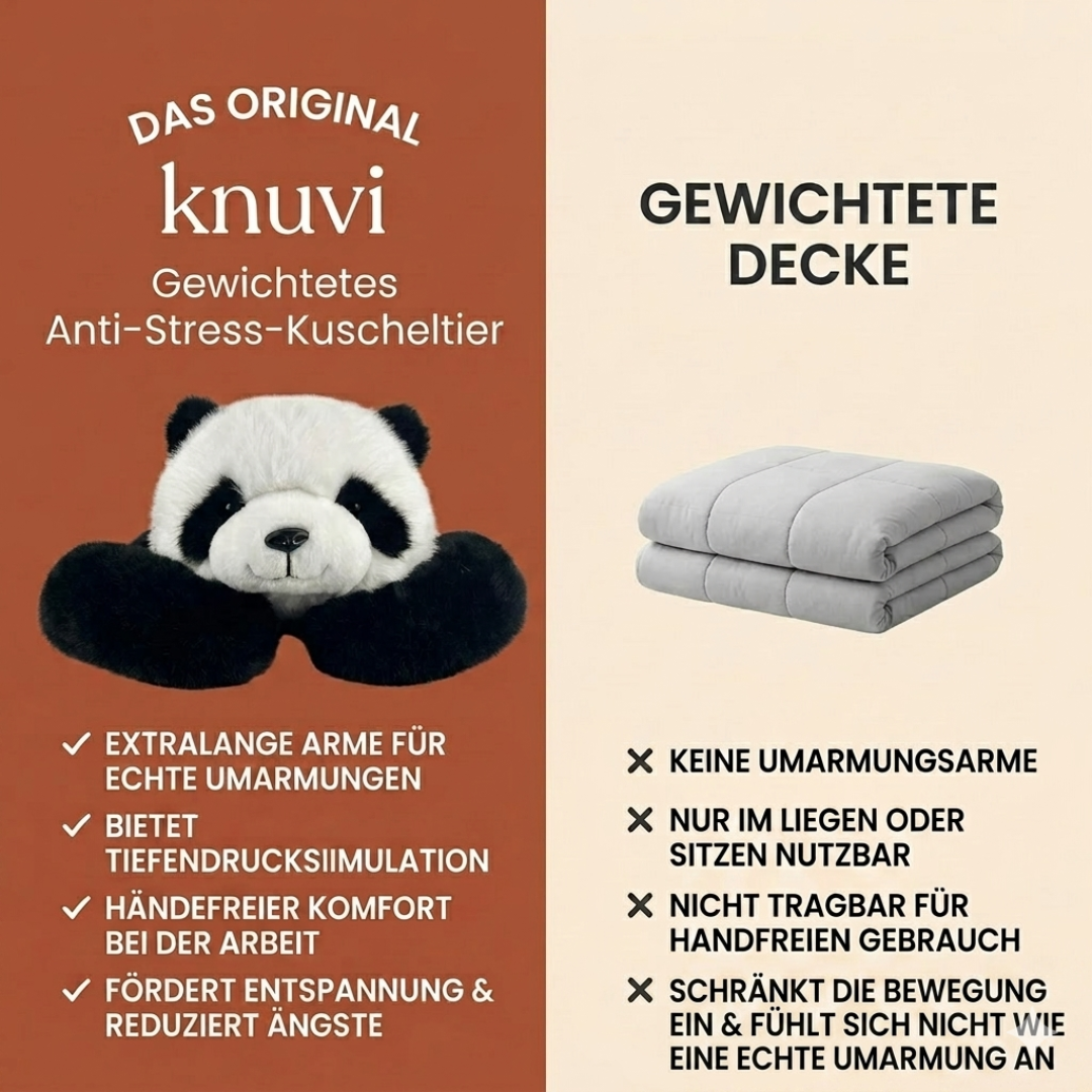 Knuvi — Gewichtetes Anti-Stress-Kuscheltier
